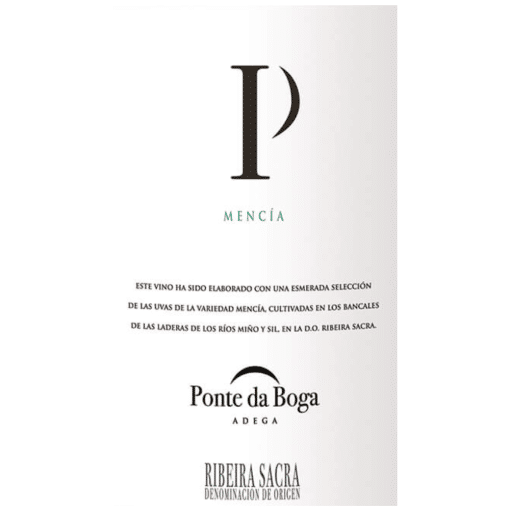 Ponte da Boga Mencia Label